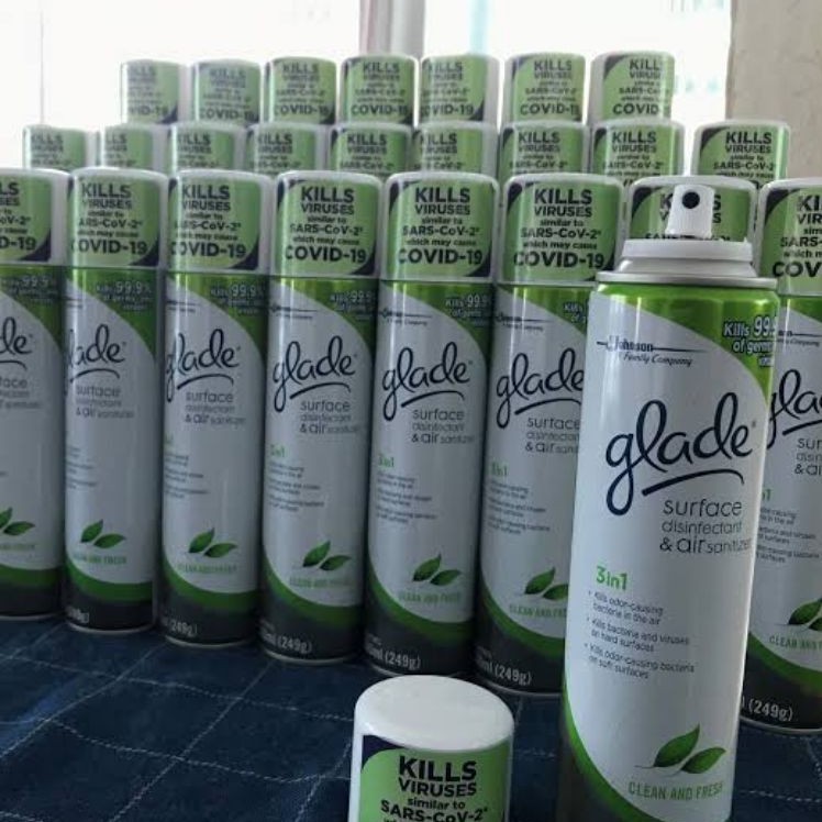 Ekonomis glade surface disinfectant / glade disinfektan / glade air disinfektan spray 250ml