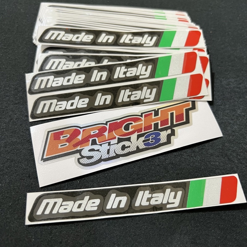 STICKER MADE IN ITALY STICKER MOTOR MOBIL VISOR HELM CUTTING