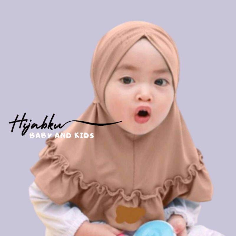 kerudung bayi 0 6 bulan 0 1 2 tahun ALMA KIDS Kerudung anak bayi hijab bayi jilbab anak bayi jilbab 