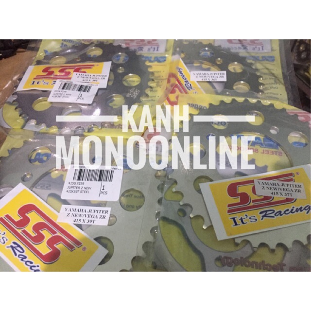 Gear SSS (Belakang) 415 (TIPIS) : VEGA ZR, JUPITER Z NEW : Size 30T - 40T