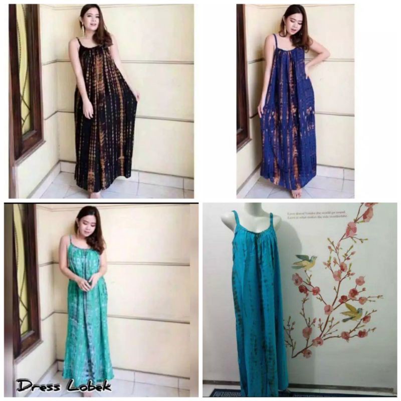 Dress Pantai Panjang Bali jumbo ld 120 cm /Dress lobek panjang Bali
