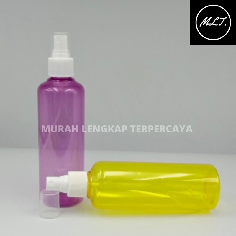 BOTOL SPRAY 250ML PET PLASTIK BR 250ML SPRAYER PINK KUNING BOTOL 250ML SPRAY