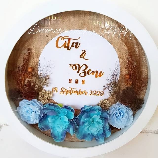 Mahar bulat rustik uang (mahar pernikahan)