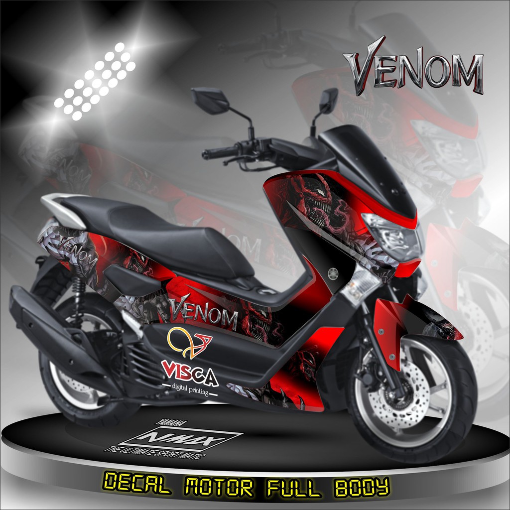 Decal Nmax Old Decal Nmax Full Body Dekal Nmax Stiker Nmax Full Body Motif Venom