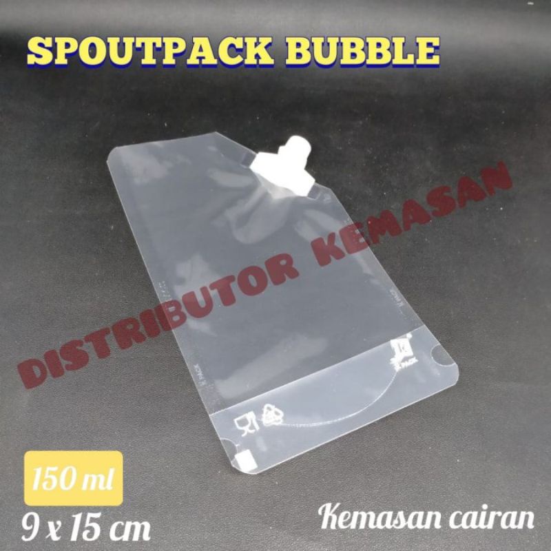STANDING POUCH 150ML SPOUTPACK PLASTIK KEMASAN CAIRAN MINUMAN MINYAK

