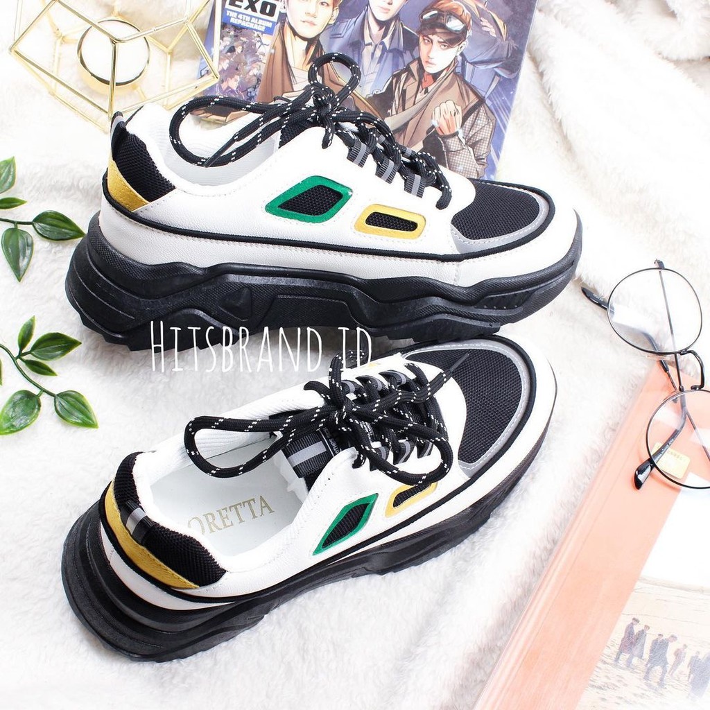 Sepatu sneaker wanita korea import style impor sekolah olahraga dance viral tiktok kampus kuliah