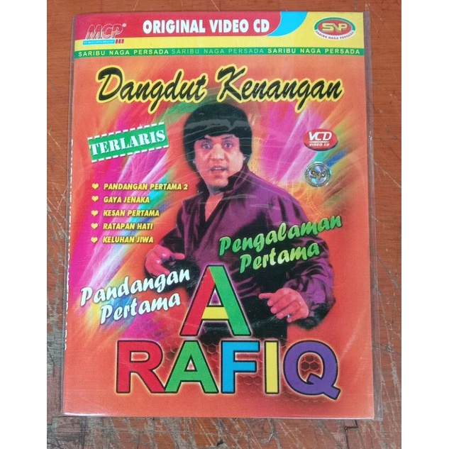 Kaset Vcd Original lagu Dangdut Kenangan terlaris Arafiq
