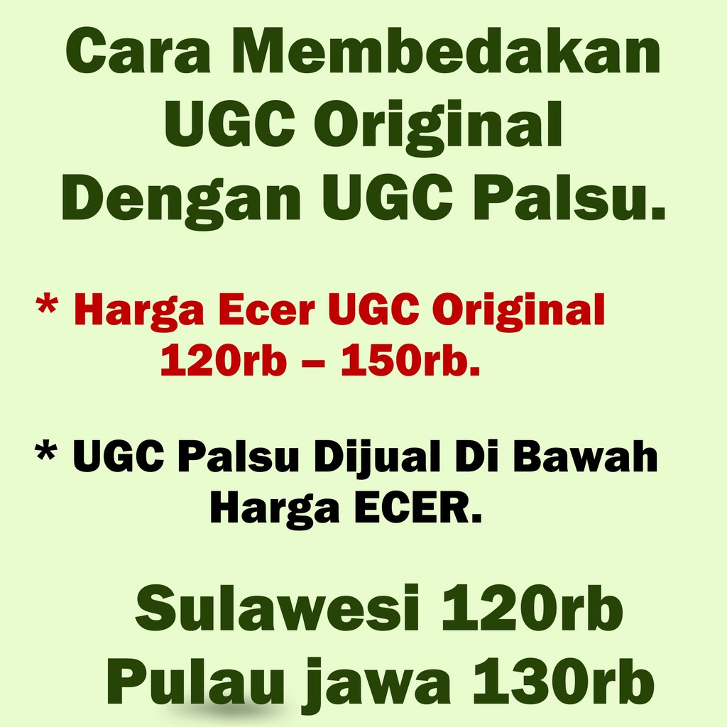 UGC Umi Green Coffee Original 100% 250gram