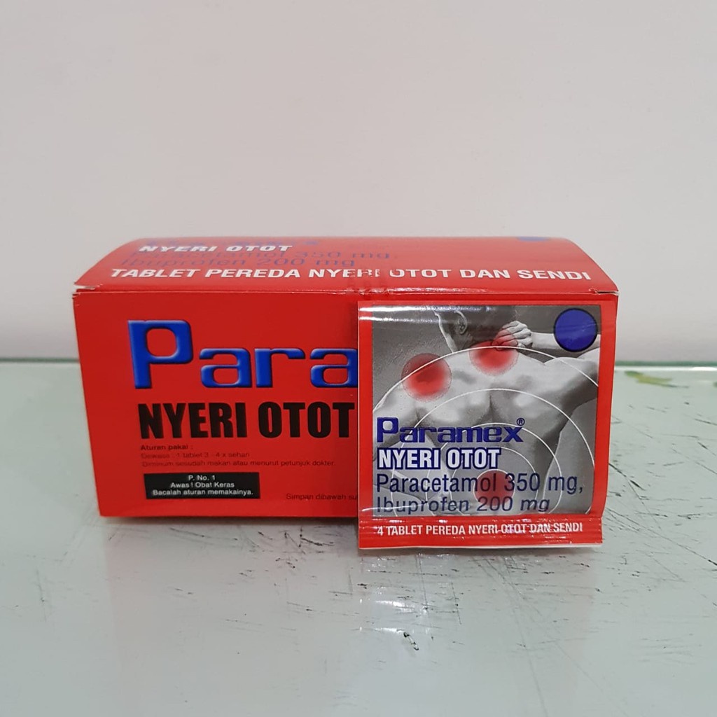 Paramex NYERI OTOT 1 STRIP 4 TABLET