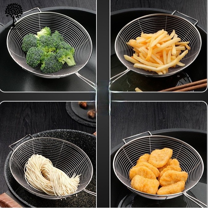 Saringan Minyak Tirisan Goreng Serokan Masak Stainless Tahan Panas / RH-2182