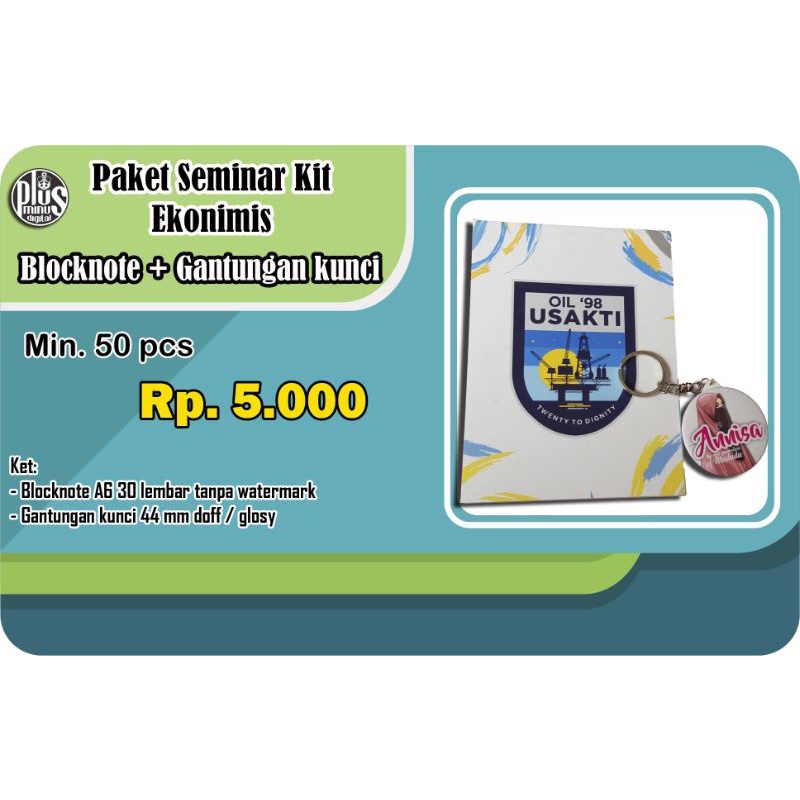 

SEMINAR KIT // BLOCKNOTE + GANCI 44MM