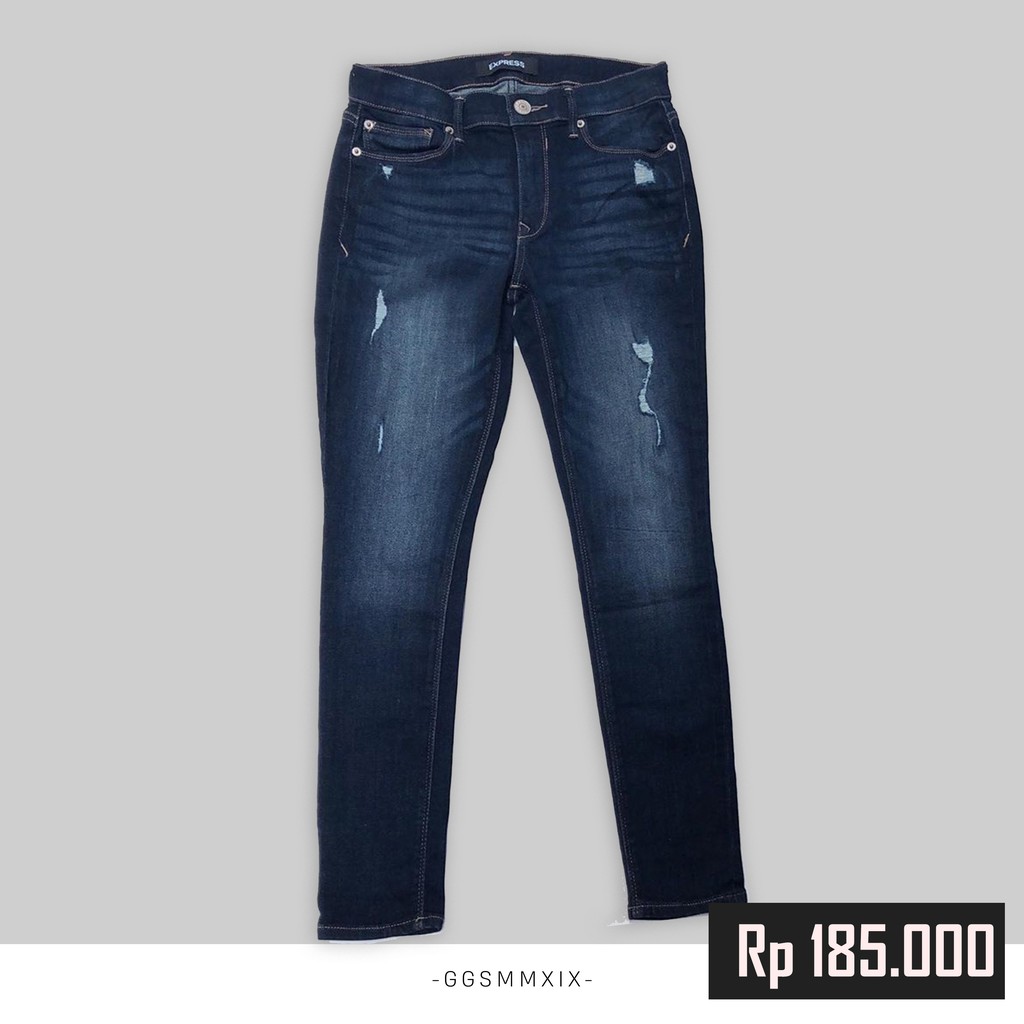 Jeans Ripped By Express Original Brand New | Express Skinny Ripped Jeans Original | Celana Jeans New