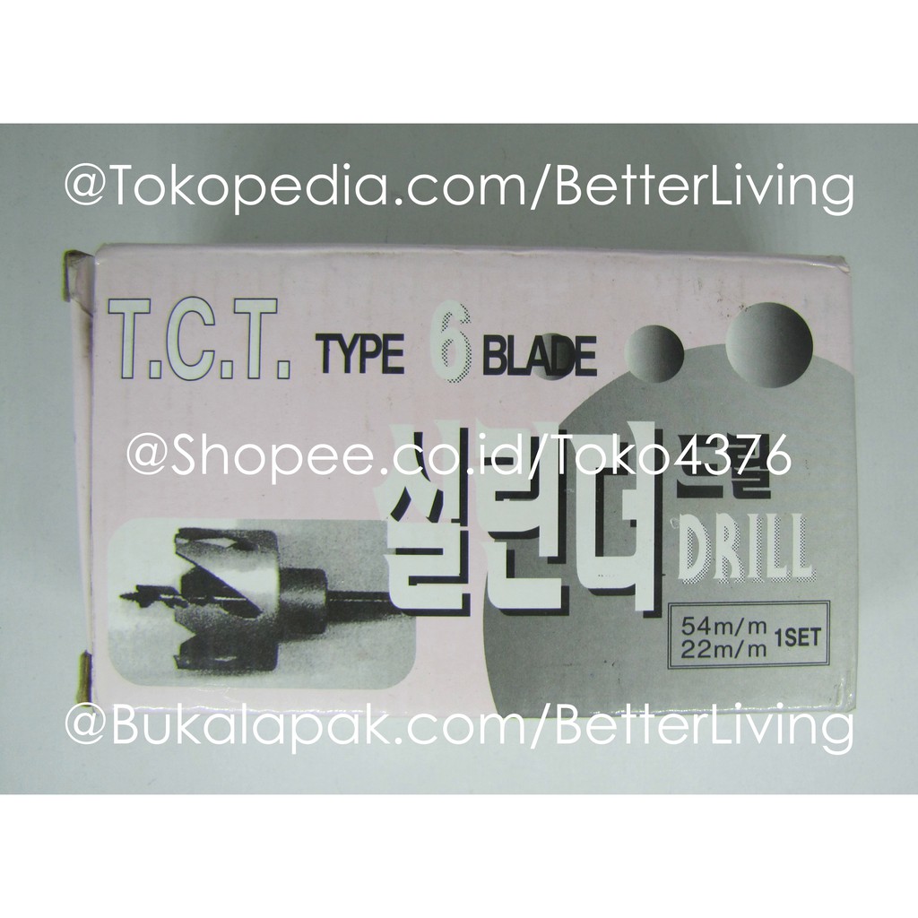 Mata Bor TCT / Kayu Kunci Bulat Set Korea