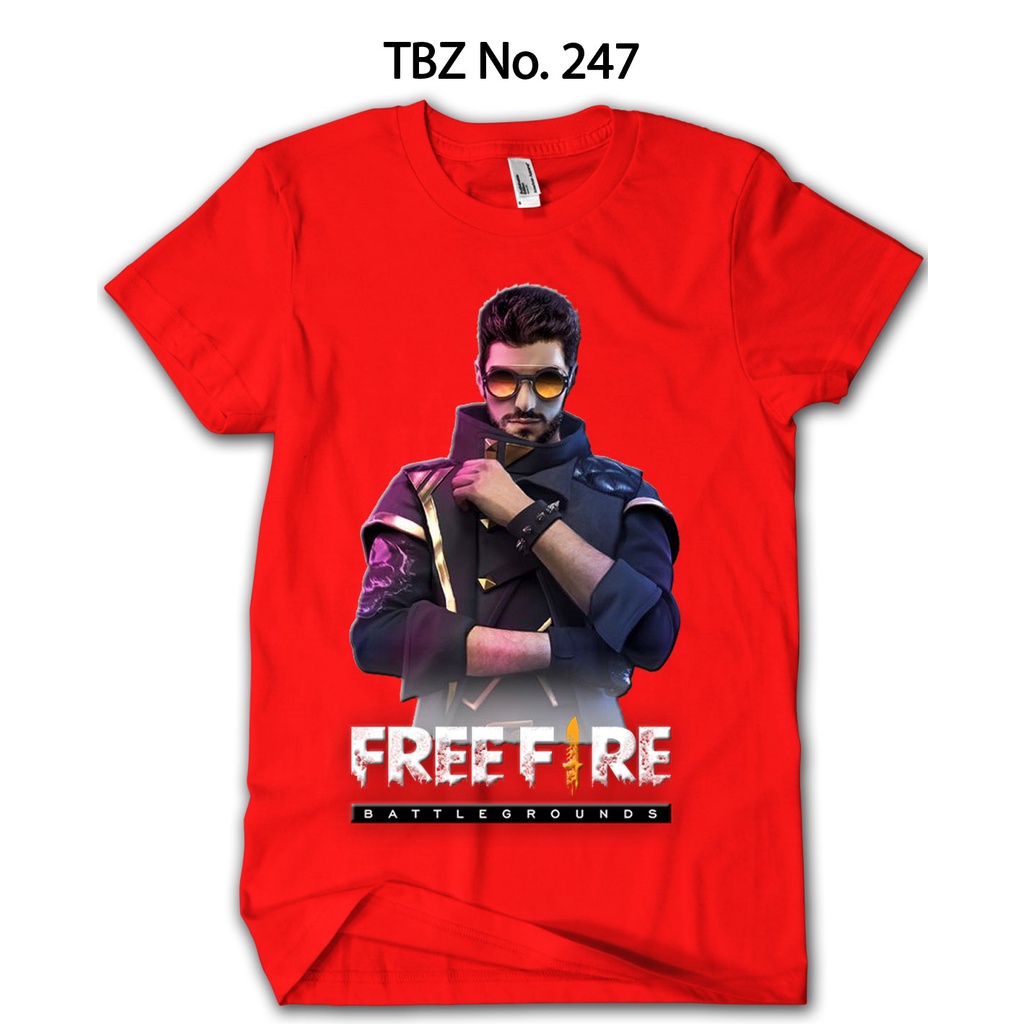 Kaos Free Fire DJ ALOK 3D ANAK Original Distro Kaos
