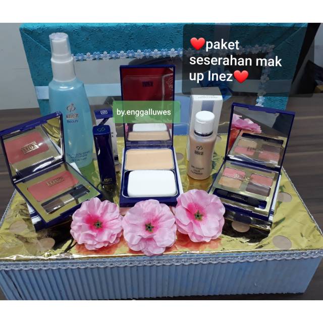 PAKET SESERAHAN MAK UP INEZ FRE BOX
