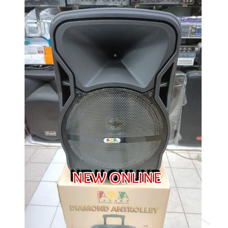 SPEAKER PORTABEL MEETING WIRELESS TANAKA DIAMOND 12INCH