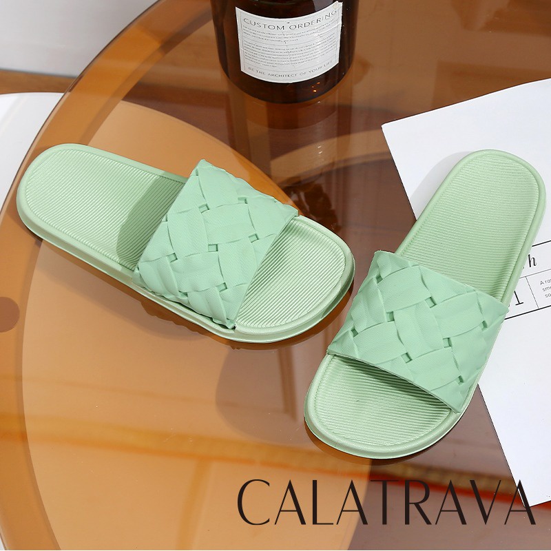 Sandal Jelly Wanita Calatrava Sendal Wanita Sandal Slop Anti Slip Wanita l V202-A40