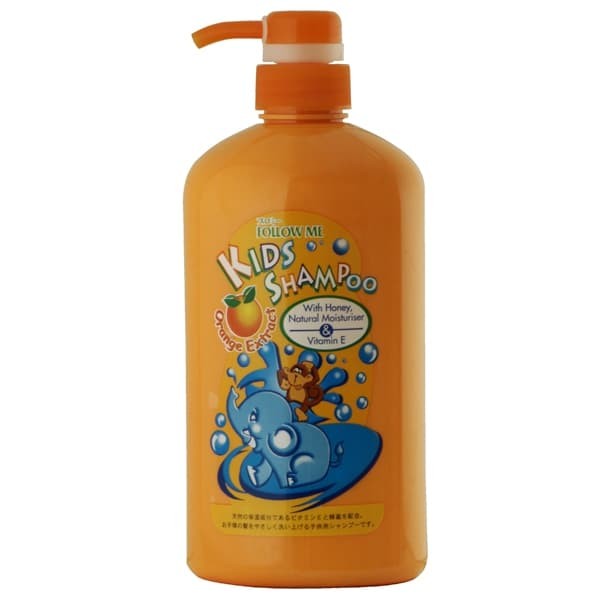 Follow Me Kids Shampoo Orange Extract, Honey & Vitamin E (800mL)