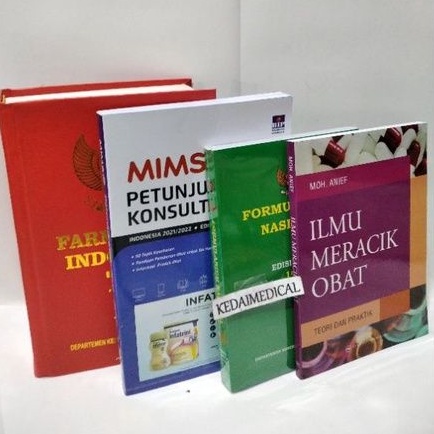 PAKET 4 BUKU FORNAS,IMO,MIMS Terbaru dan FI 4