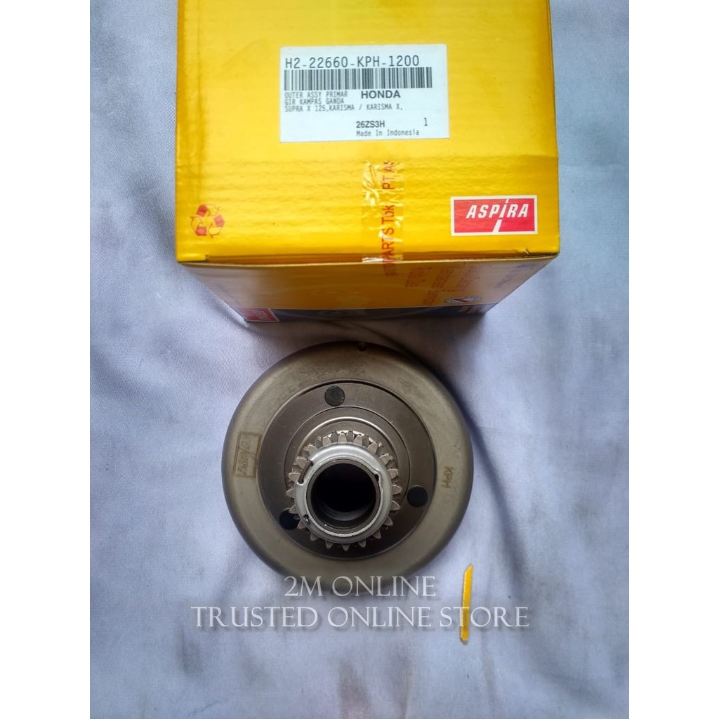 2m GEAR KAMPAS GANDA KARISMA - SUPRA X 125 MERK ASPIRA