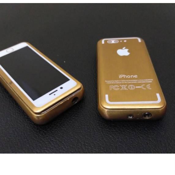 ☃ Korek Gas iPhone Mini, Koreng Handphone, Mancis Unik ☁