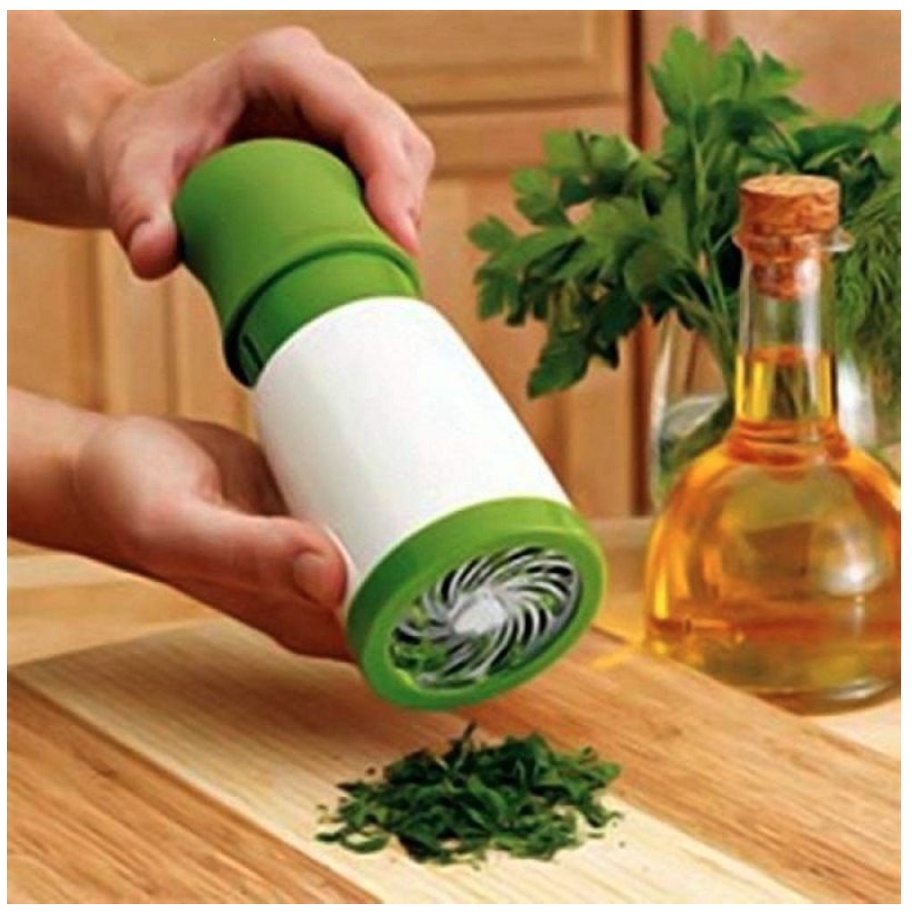 Penggiling Bumbu Herb Grinder Shredder Dengan Pisau Tajam Alat Potong Bawang dan Daun / Alat Masak Penggiling Dapur