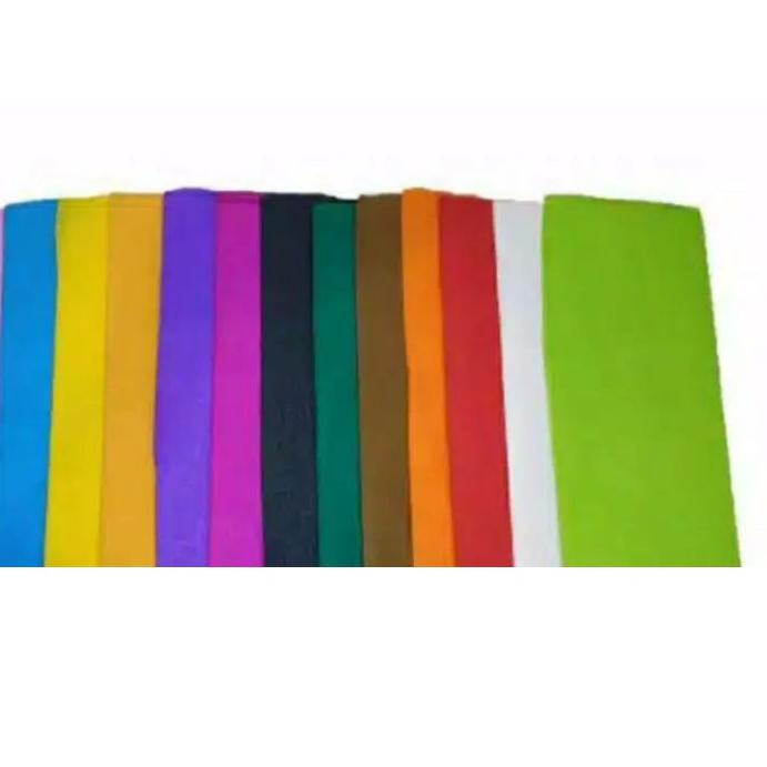 

Kertas Krep Warna Crepe Paper Panjang Grosir 25 pcs