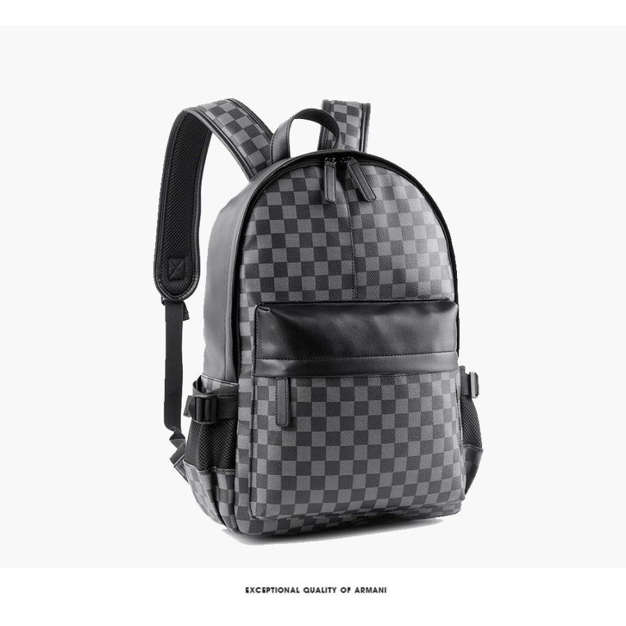 Tas Ransel Kulit Pria Tas Backpack Pria Tas Kulit Pria Tycoon Monogram