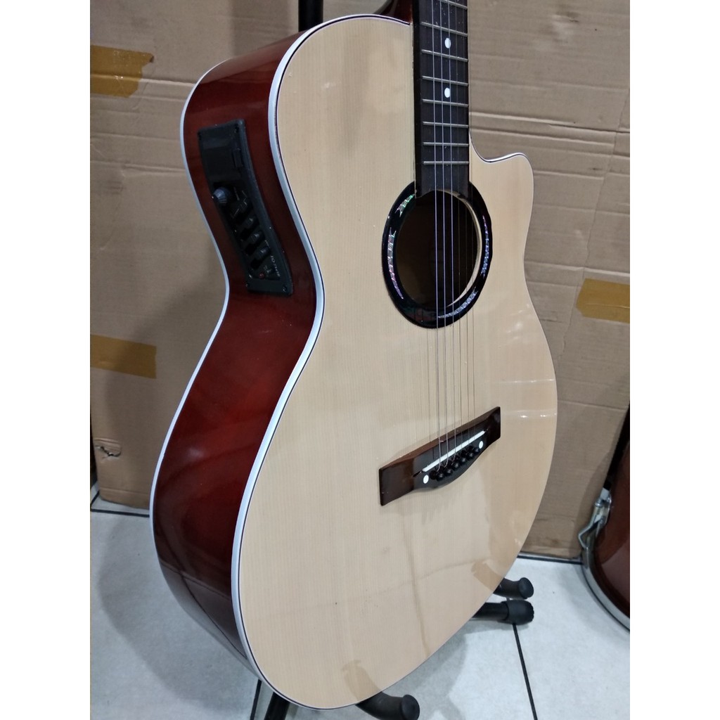 Gitar Akustik Elektrik Yamaha Tipe Apx-500 Sunkay Trusrod Eq 7545 Senar String Murah Jakarta