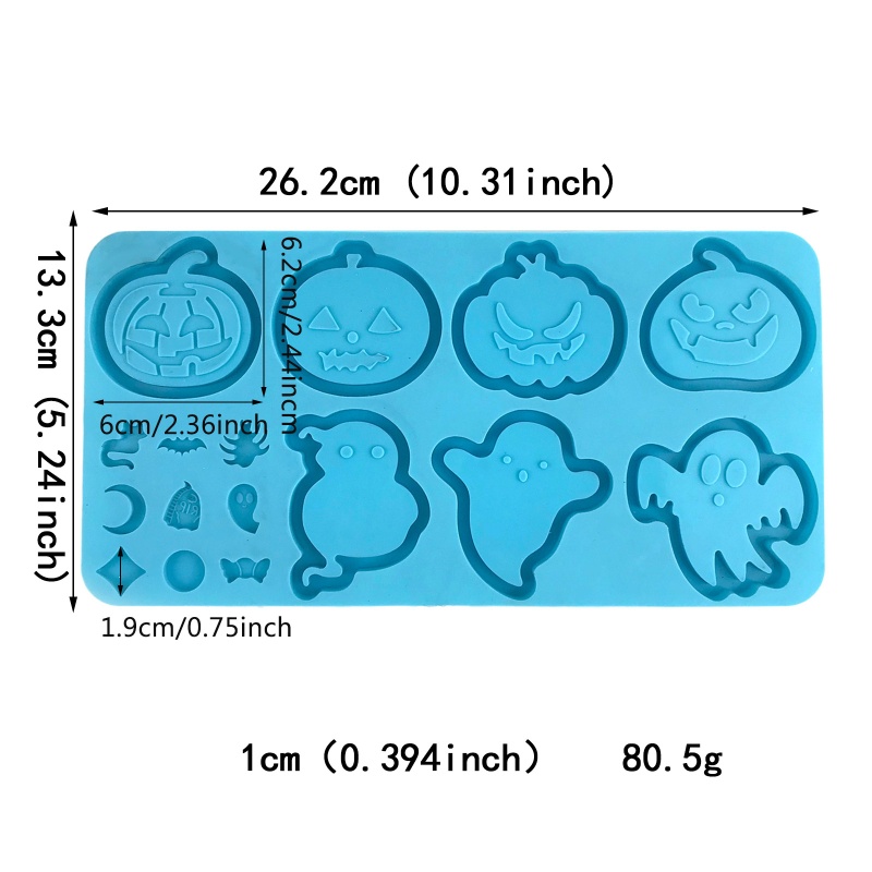 Zzz Cetakan Resin Bahan Silikon Hollow Untuk Membuat Gantungan Kunci