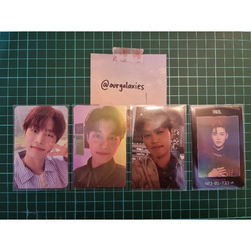 nct nct127 nct2020 taeil pc gitd glow in the dark ncit seoul city sticker arrival access card selca 