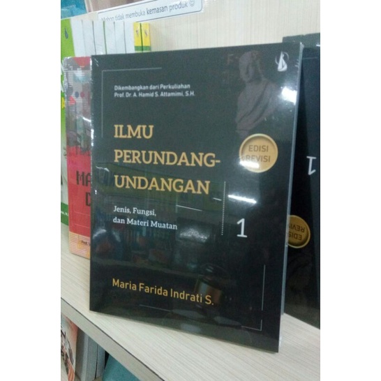 Jual Ilmu Perundang Undangan Jilid 1 Jenis Fungsi Dan Materi