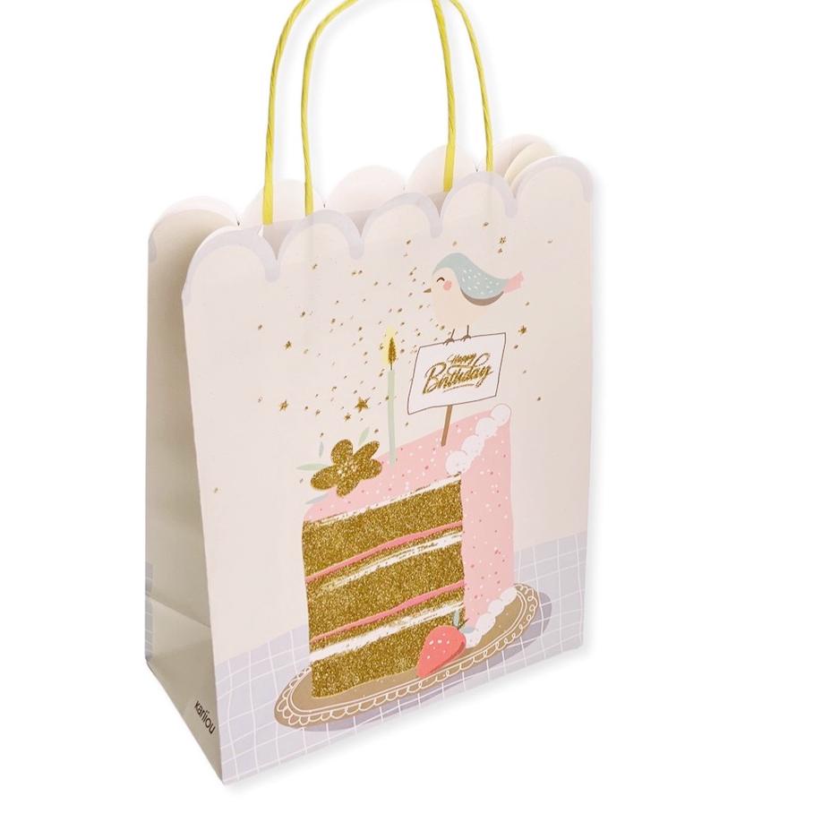 

New Scoop Kantong Kertas Paper Bag Glitter 21x25.5x10cm 64172900 ダ