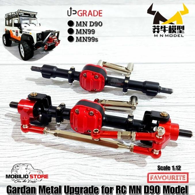 Upgrade Part Gardan Axle Shaft Full Metal Set Remote Control RC MN D90
