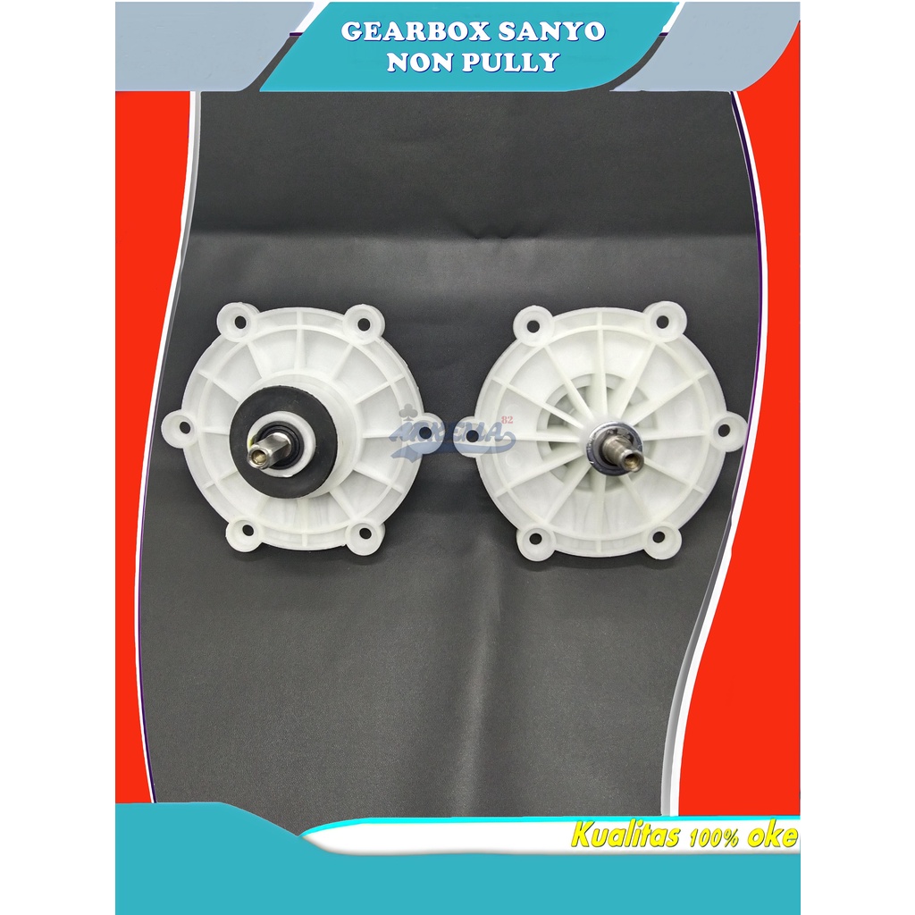 GEAR BOX MESIN CUCI 2 TABUNG SANYO NON PULI TIPIS | GEARBOX / GIRBOX / GERBOX  SANYO UMUM