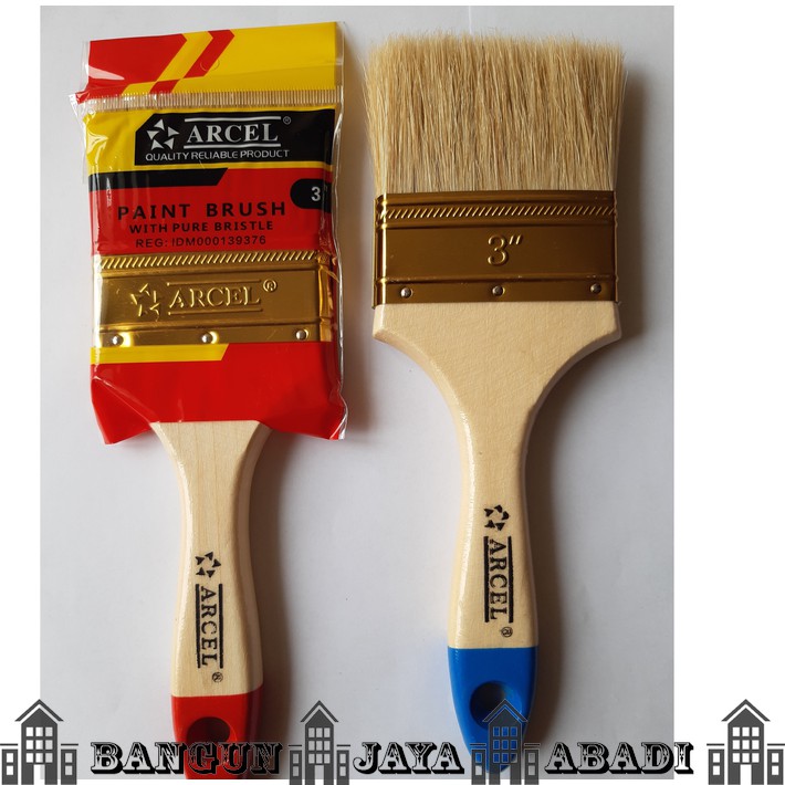 KUAS CAT / KUAS TANGAN ARCEL 3" BJA