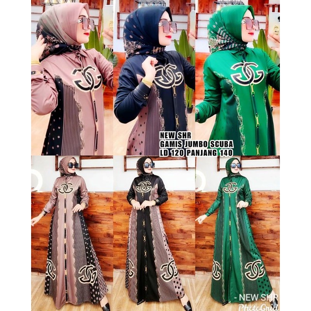 ready gamis scuba jumbo 100% ORI SHR