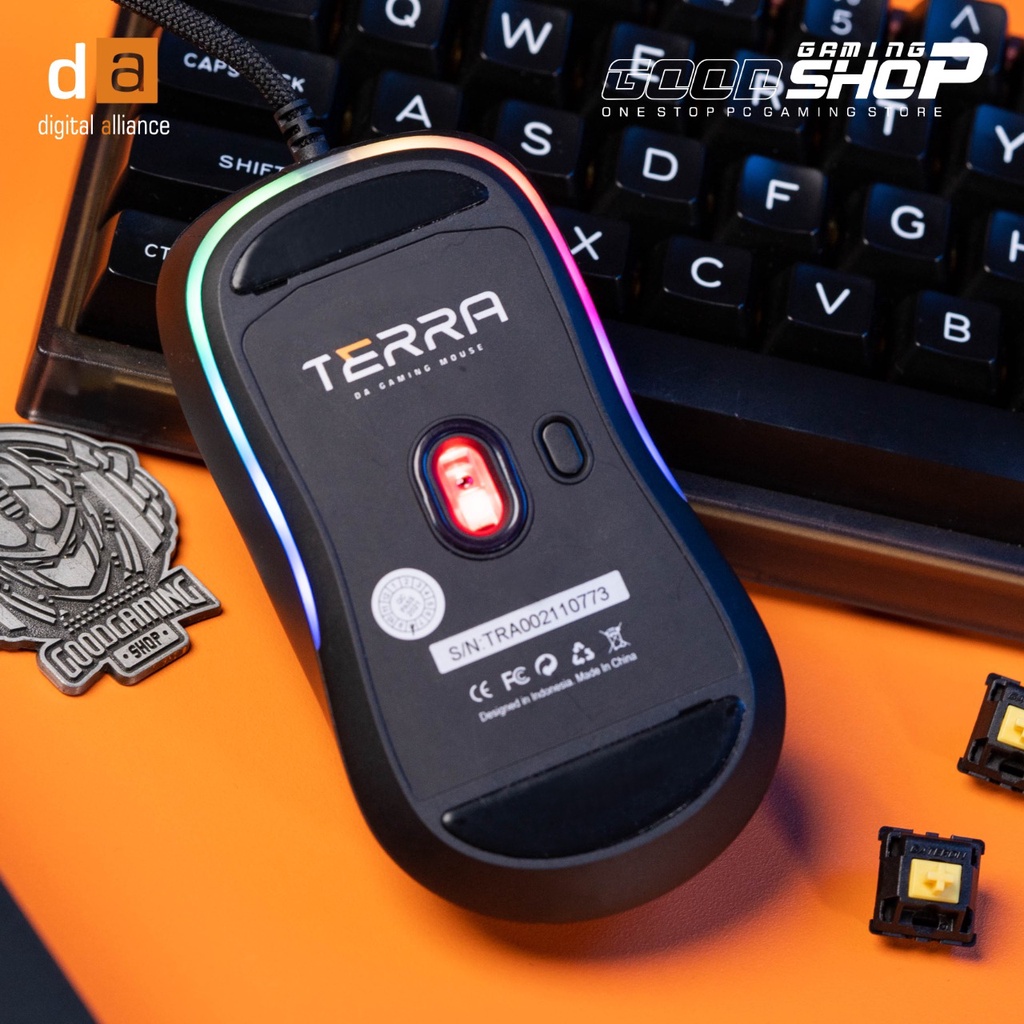 Digital Alliance Terra Ergonomic RGB - Gaming Mouse