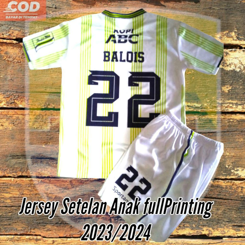 TERBARU baju bola anak persib 2023 setelan bisa request nama sendiri