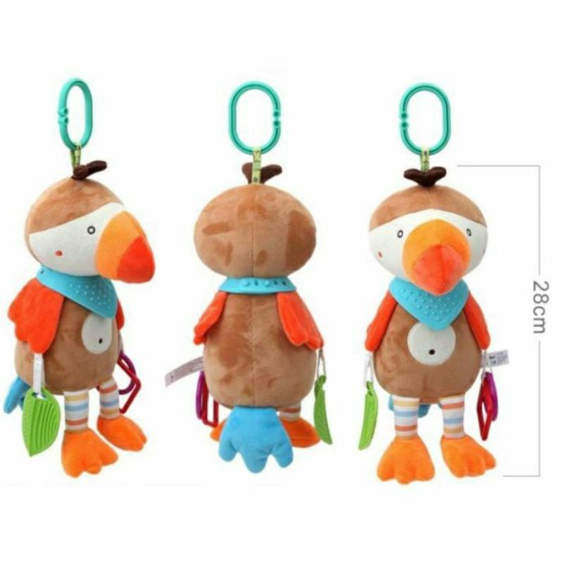 BBSKY Baby hanging toys- Stroller Toys Mainan Edukasi/Boneka Rattle Gantungan Stroller Baby Bandana Doll