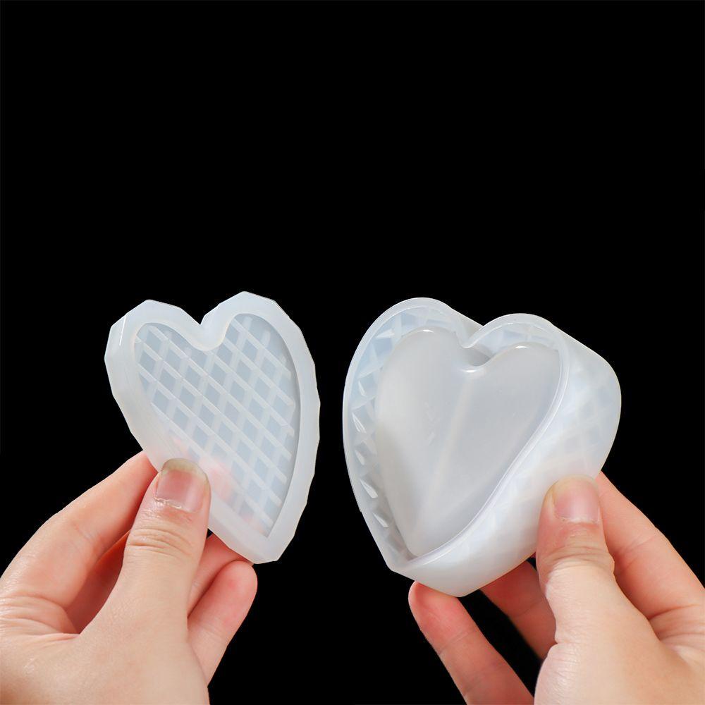 R-flower Crown Storage Box Cetakan Hadiah Epoxy Alat Membuat Perhiasan Jewelry Case Making Props Lem Kristal