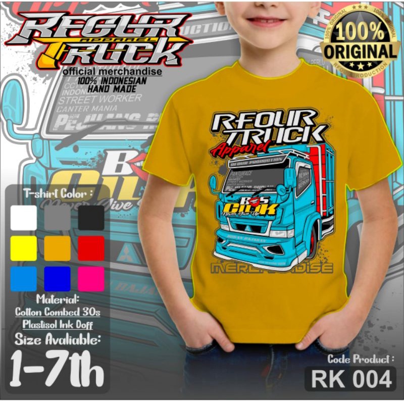 Baju Truk oleng anak anti gosip kebal gosip canter mania