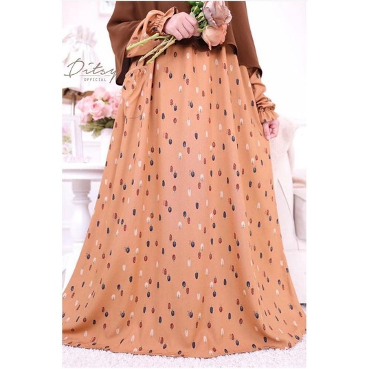 Ditsy Edisi April 2022 Tree Almond size XL, Veda Ivory Size XL, Veda Ivory size XS