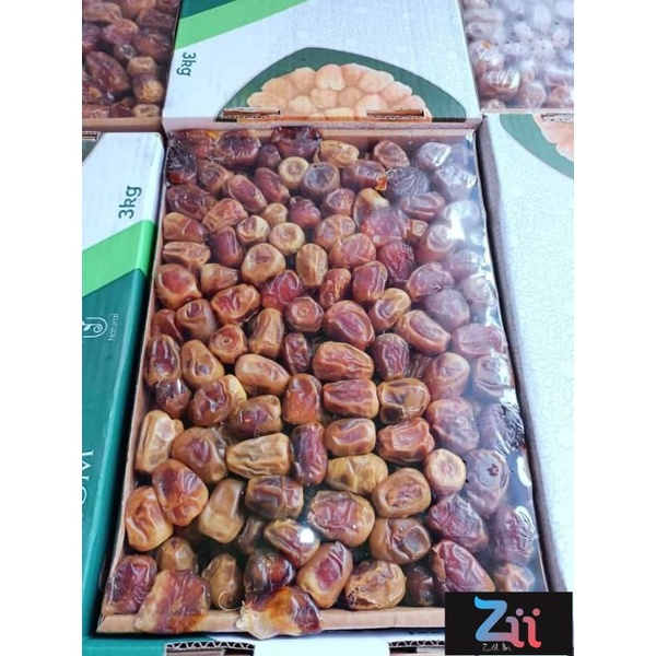 

KURMA SUKARI AL QASSIM 3 KG (1 DUS)