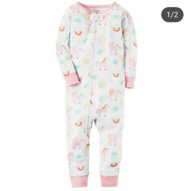 Carters unicorn sleepsuit