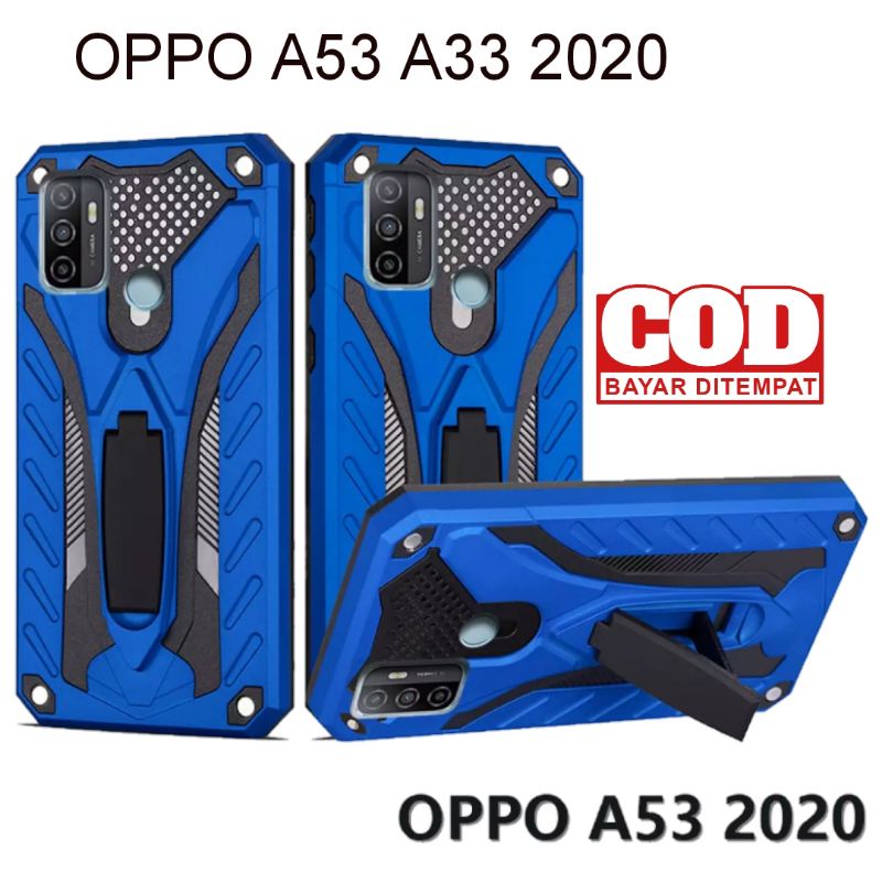Case hp Oppo A53 A33 2020 Casing Standing Robot Transformer cover handphone