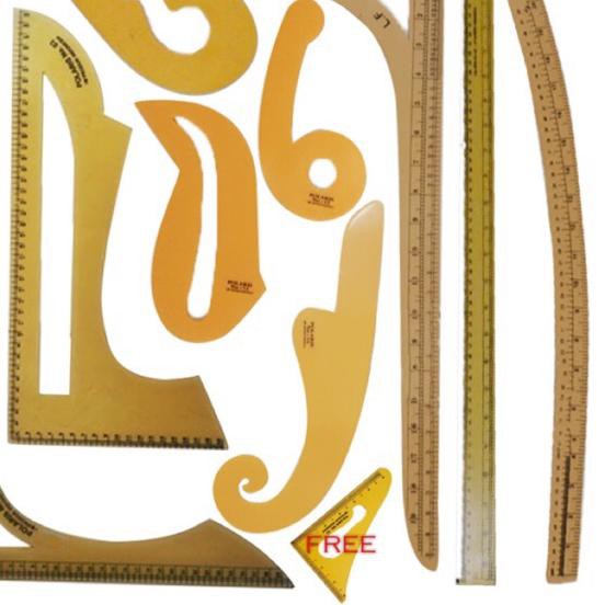 

**Best Seller.42 Set penggaris jahit penggaris kurva untuk membuat pola baju @=@...