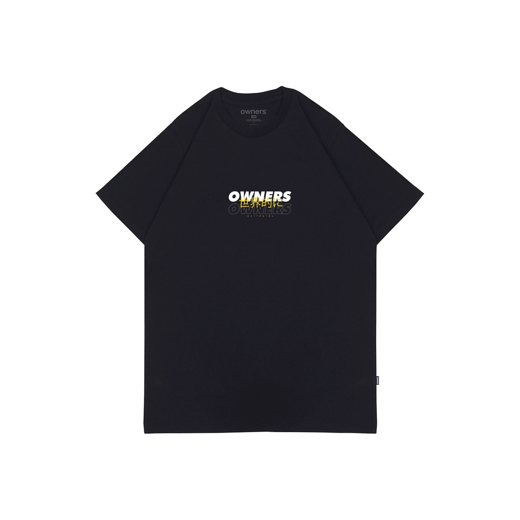 T-SHIRT BAJU KAOS DISTRO OWNERS REFLECT PREMIUM BLACK | KAOS DISTRO PRIA WANITA
