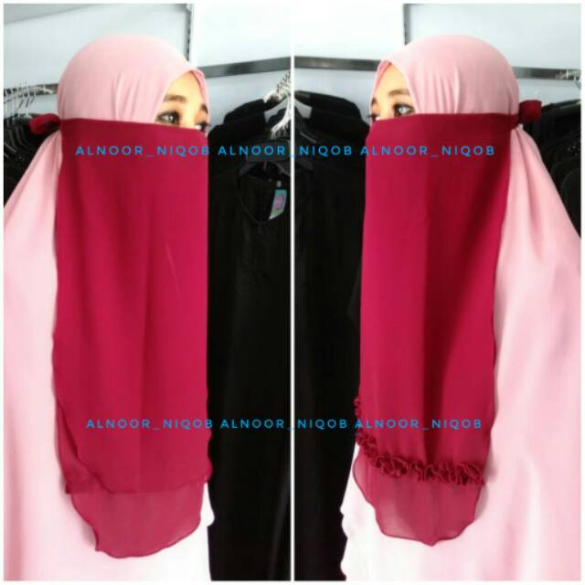 Cadar rempel 2 in 1. Cadar karet&tali 2layer motif rempel premium