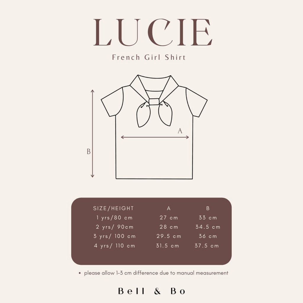 BELL&amp;BO - LUCIE TOP BELL N BO - ATASAN ANAK - BAJU ANAK - BAJU BAYI